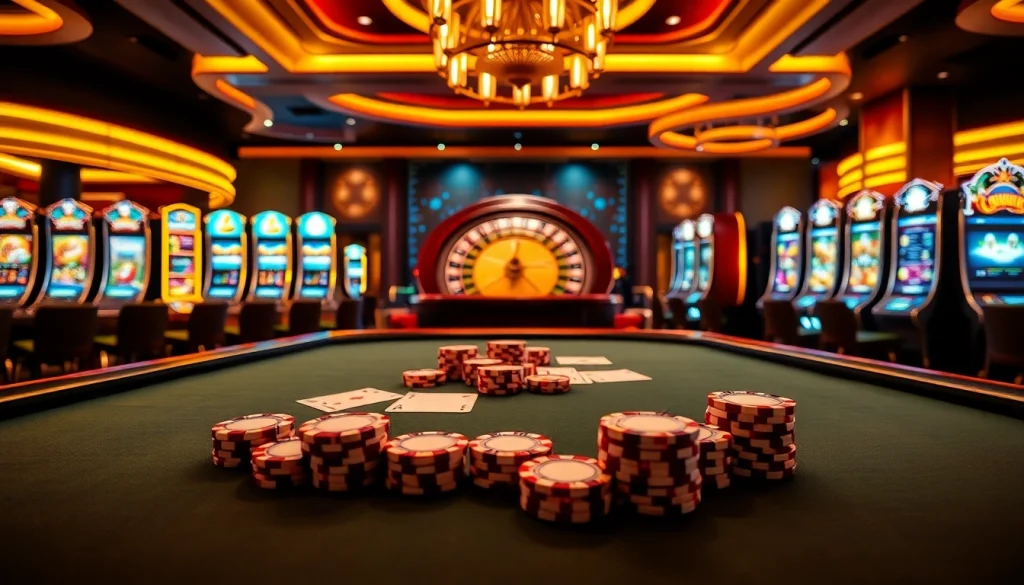 Experience the thrill of gaming at https://789p.direct/ with luxurious casino tables and vibrant slot machines.