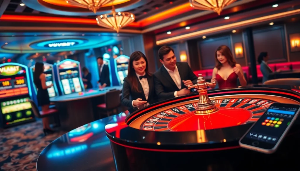 VVVBet ofrece una emocionante experiencia de juego en línea con mesas de ruleta, jugadores y una atmósfera vibrante.